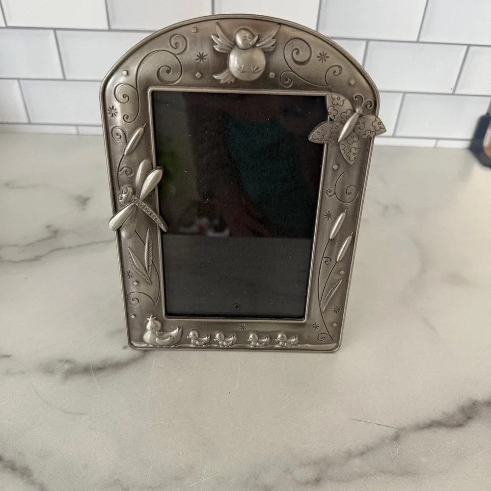 Fetco Baby Duck Pewter Picture Frame 4 X 6 New Home Decor
